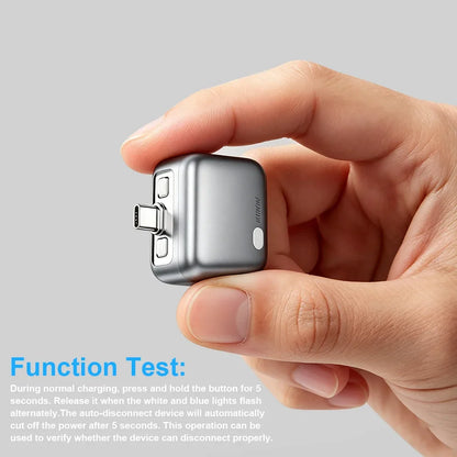 Auto Disconnect Charger Adapter Type-C Charging Separator With Full Charge Auto Cut Function