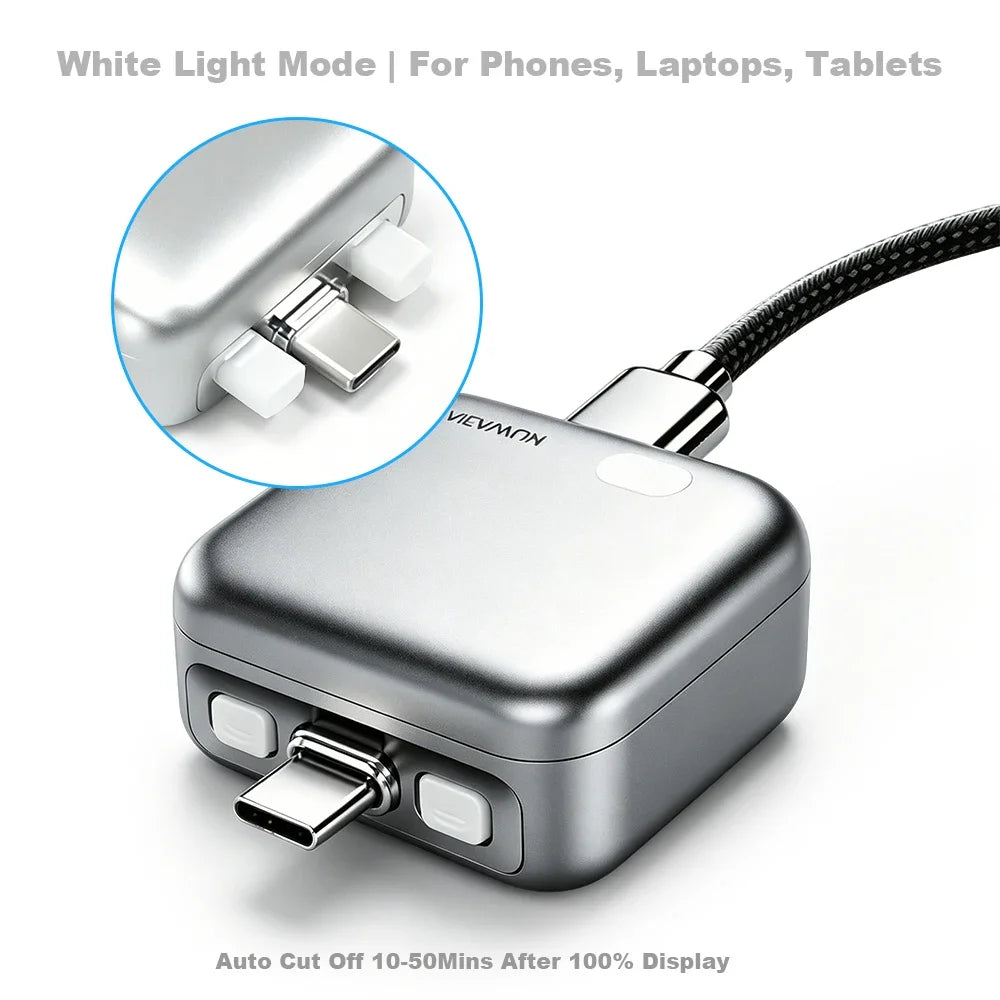 Auto Disconnect Charger Adapter Type-C Charging Separator With Full Charge Auto Cut Function