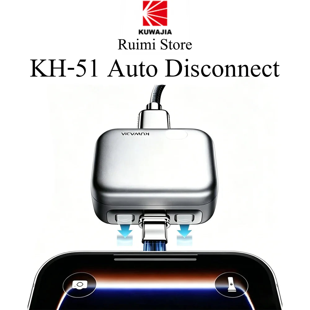 Auto Disconnect Charger Adapter Type-C Charging Separator With Full Charge Auto Cut Function